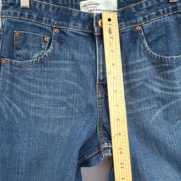 Y2K Levi Jeans 4M Signature Midrise Bootcut Straight Streetwear Classic Everyday - Picture 10 of 12